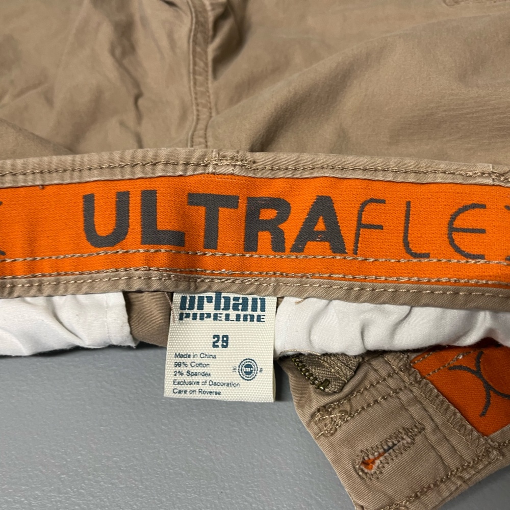 Urban Pipeline Ultaflex slim fit, men’s cargo shorts. - Picture 3 of 3